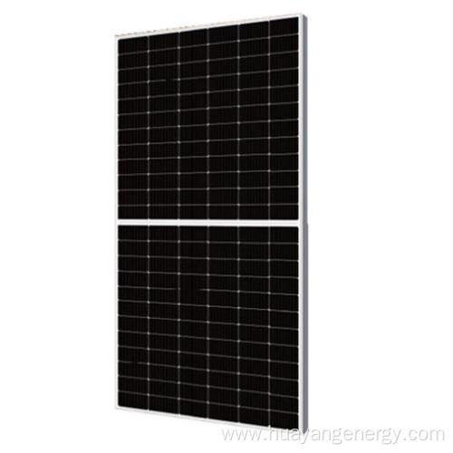 Mono solar panels for solar power station